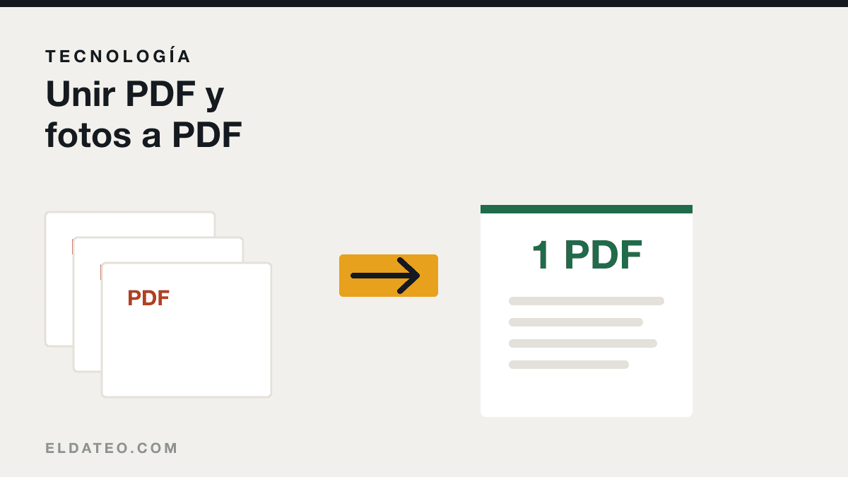Portada del artículo: Cómo unir PDF y pasar fotos a PDF gratis, paso a paso